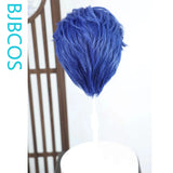 [Styled Wig]Nam Yejun Cosplay Full Lace Wig Anime VTuber Man Short Blue Hair Halloween Carnival Party Synthetic Hair  Wig