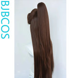 [Styled Wig]Ashes of the Kingdom‌ Yuan Shu brown Lace Front Wig COS ancient style creative wig set