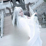 White ancient costume, white clothes, flower city, Wu Xing Xue, Chu Wanning, original cosplay, versatile bridge lady