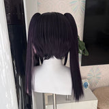 [Styled] Anime Cosmic Princess Kaguya! Noi Komazawa Cosplay Wig 50 cm Purple Pink Mixed Ponytail Hair Heat Resistant Synthetic