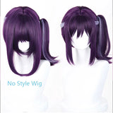 [Styled] Iroha Sakayori Cosplay Wig Ponytail Cosmic Princess Kaguya Chou Kaguya-hime Kaguya Purple Blue Hair Wigs For Women Men