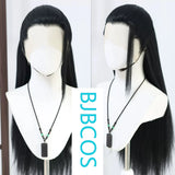 [Styled Wig]Front lace ancient style costume COS three watch day male disciple styling wig set