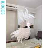 White Arm Wings Cosplay Costume Halloween Feather Wings Ballet Lolita Christmas Carnival Cosplay Costume Accessories Props