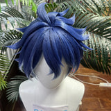[Styled Wig]Kyryll Chudomirovich Flins Cosplay Wig Game Genshin Impact Periwig 85CM Props Two-Color Gradient Long Hair Halloween