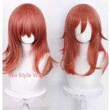 [Styled] Chainsaw Man Cosplay Angel Devil Cosplay Orange Brown Anime Wigs Heat Resistant Halloween Party Makima Wigs