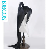 [Styled Wig]Ancient Hanfu men's cosplay wig against the water, cold leaves, and a versatile semi tied high ponytail
