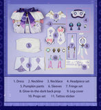 Citlali Cosplay Costume Game Genshin Impact Women Purple And White Dress Prop Full Set Souvenir Anime All Saints' Day Size S-XL
