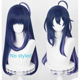 [Styled] Seele Cosplay Wig Honkai Star Rail Hair 73cm Long Blue Black Purple Wigs Heat Resistant Synthetic Hair Halloween