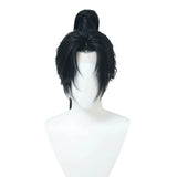 [Styled Wig]Ashes of the Kingdom‌ Shiyi Princess Black Lace Front Wig Short Hair Imitation Full Tie High Ponytail COS Wig Set