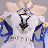 Cartethyia Cosplay Costume Game Wuthering Waves White And Blue Dress Anime Costume Halloween Carnival Comic Role Play S-3XL