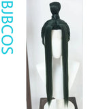 [Styled Wig]Ashes of the Kingdom‌ Xun Yu's dark green imitation hand hook short hair imitation full zip bun COS wig cover