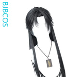[Styled Wig]The husky and his white cat shizun Ta Xian Jun Ancient Style Versatile Patch COS Shaped Wig Set