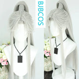 [Styled Wig]Chu Wanning Cosplay Wig Ancient Style Hanfu White Young Man Imitates Patch Front Wig Covers For Versatile Universal