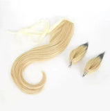 [Styled Wig]‌Sigrid De L'Azur Cosplay Wig Game Zenless Zone Zero ZZZ Golden Ponytail Long 70CM Ears And Tails Anime Wig