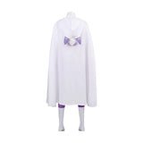 Re:ZERO - Starting Life in Another World Emilia Anime Cosplay Purple Tight Bodysuit Cloak Halloween Stage Performance Costume