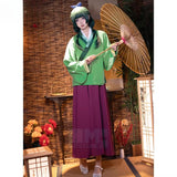 Anime Maomao Cosplay Costume The Apothecary Diaries Kimono Mao Mao Uniform Wig Outfits Halloween Carnival Party For Women