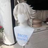 [Styled] Wuthering Waves LINGYANG Cosplay Wig Unisex 90cm Long Hair Warm Silver White Wig Cosplay Anime Cosplay Wigs