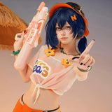 Zenless Zone Zero Cosplay costume, summer costume, cosplay costume, swimsuit Halloween Uniform Carnival Party Play Role Clothes