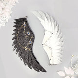 Versatile Wings Cosplay Game Anime Black White Wings Costume Head Prop Halloween Christmas Decoration Party Angel Wings