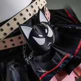 Nangong Yu Cosplay Costume Game Zenless Zone Zero Pink And Black Skirt Collaboration Halloween Carnival Comic Role Play Uniform
