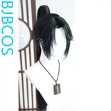 [Styled Wig]Ancient style versatile youth Lang Mo Ran Xiao Ce An high ponytail patch COS wig cover
