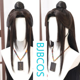 [Styled Wig]Heaven Official's Blessing COS Anime Version Stylist Female Portrait Lace Front Wig Brown Style Wig Set