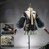 Belle Cosplay Costume Game Zenless Zone Zero ZZZ Black And Green Skirt Outfit Carnival Halloween Anime Game Role Play Uniform