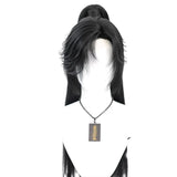 [Styled Wig]Li Shen Ancient Style Ink Burning Ancient Style Versatile Hanfu Male Lace Front Wig COS Style Wig Set