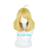 [Styled Wig]Love Confession Lux Cosplay Wig Game Anime Woman Light Yellow 43CM Hair For Party Role Play Halloween Party Wigs