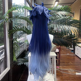 [Styled Wig]Kyryll Chudomirovich Flins Cosplay Wig Game Genshin Impact Periwig 85CM Props Two-Color Gradient Long Hair Halloween