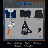 【In Stock】Wise/Belle Cosplay Costume Game Zenless Zone Zero ZZZ Men Women Clothes And Prop Full Set Daily Halloween Role Playing