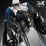 Velina Airgid Cosplay Costume Game Zenless Zone Zero ZZZ Women Black And White Dress Full Set Daily Leisure Outfit Prop Set S-XL