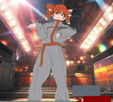 【In Stock】Kasane Teto Cosplay Costume Anime Virtual Singer Brain Rot Gray And Red Full Set With Outfit For Halloween Carnival