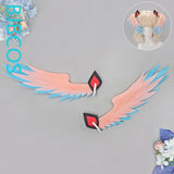 Linnea Cosplay Anime Game Genshin Impact Decor Wig Accessories Women Game Handmade Halloween Party Wing Handmade Prop