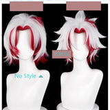[Styled] Wuthering Waves Scar Cosplay Wig Short Boss Fractsidus Wig Heat-resistant Fiber Hair for Party Halloween