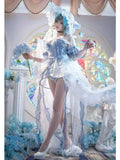 Azur Lane HMS Cheshire Cosplay  Halloween Costume Dress Halloween Party Role Play Outfit Women Wedding Dress