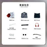 ‌Wuthering Waves‌ Pizzahut Jinxi Wanderer Cosplay Halloween Uniform Carnival Party Play Role Clothes