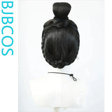 [Styled Wig]Ancient costume hair tie Hanfu COS Taoist Lace Front Wig three pointed lace hair cover
