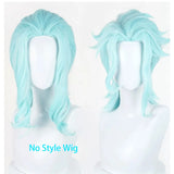 [Styled Wig]Il Dottore Cosplay Wig Game Genshin Impact Men The Doctor Light Blue Hair 43CM For Party Role Play Halloween Wigs