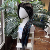 [Styled Wig]Jamil Viper Cosplay Wig Twisted Wig Wonderland Women Long Straightr Black Hair Wig Cosplay Heat Resistant Synthetic