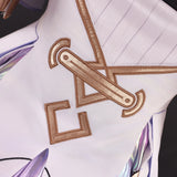 Mornye Cosplay Costume Game Wuthering Waves Concert Mornye White And Purple Dress Carnival Halloween Party Role Play S-3XL