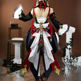 Sandrone Cosplay Costume Genshin Impact Women Dress Halloween Carnival Party Fatui Harbinger Sandrone Maid Cosplay【XS-2XL】