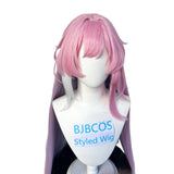 [Styled] Cyrene Cosplay Wig Game Honkai Star Rail Cyrene Female Cosplay Wig Long Pink Hair Halloween Hair