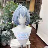 [Styled Wig]Zenless Zone Zero Lucia Elowen Cosplay Wig Long Blue Braids Hair Bun Synthetic Wigs For Women Girls Wig Cap