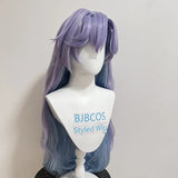 [Styled] Wuthering Waves Cantarella Cosplay Wig 90cm Long Purple Blue Mixed Wig Cosplay Anime Cosplay Wigs