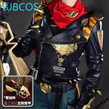 Game Zenless Zone Zero Cosplay Lighter Cosplay Full Suit Pu Leather Coat Lighter Black Suit Men Hallowen Roleplay Suit