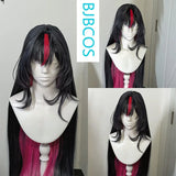 [Styled Wig]‌Shinku Cosplay Wig Game Neverness To Everness Women Black Mixed Purple Long Hair 88CM For Hallowmas Comicon Party