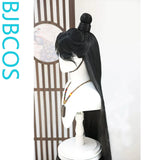 [Styled Wig]WHERE WINDS MEET Shen Yilun Lace Front Wig Ancient Style Versatile Male COS Style Wig Set