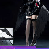 Ramiel Cosplay Prop Shining Black Wings Prop Game Zenless Zone Zero ZZZ Remielle Dan Halloween Role Play Anime Outfit For Women