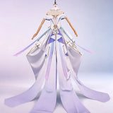 Aemeath Cosplay Costume Game Wuthering Waves ‌Concert White Big Tail Dress Carnival Halloween Costume Aemeath Role Play S-3XL